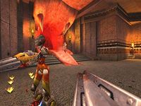 une photo d'Ã©cran de Quake 3 Arena (Dreamcast) sur Sega Dreamcast